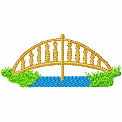 Bridges Embroidery Design 6 Bridges Embroidery Design 6